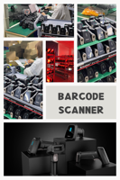 Escáner de Código de Barras USB 2D con Cable, Sensor CMOS, para Sistema POS de Supermercado y Pagos con Teléfono, OEM/ODM