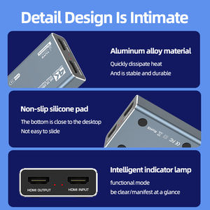 Carte de capture vidéo USB 3.0 4K de haute qualité Enregistre l'audio et la vidéo au format AVI Compatible OBS Linux Jeu <span class=keywords><strong>Xbox</strong></span> Ordinateur portable Android - Product Image 3