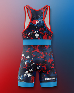 Tontons Tùy Chỉnh Đội Người Đàn Ông Của Đấu Vật <span class=keywords><strong>Singlets</strong></span> Tất Cả Các Thăng Hoa Hungary Quốc Tế Thể Thao Dành Cho Người Lớn Kích Thước Spandex Võ Thuật - Product Image 2