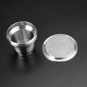 Cápsula de café doble XXL de acero inoxidable reutilizable compatible con <span class=keywords><strong>L</strong></span>'<span class=keywords><strong>OR</strong></span> Barista Machine - Product Image 3