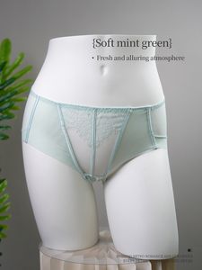 Braguitas de Mujer Transpirables, Tipo Culotte, de Malla Calada, de Talle Medio, con Estampado Floral, Corte Alto, para un Estilo Diario - Product Image 5