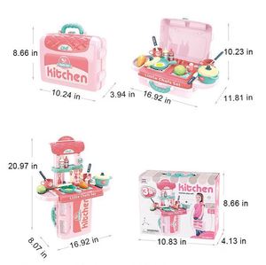 Jouets de cuisine éducatifs en plastique de luxe modernes tendance 2025, rose, simulation de jeu de cuisine pour enfants, jouets de cuisine pour enfants - Product Image 5