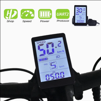 Odometer Digital Pintar untuk Sepeda Listrik, Speedometer LCD Outdoor untuk Bersepeda di Jalan Raya