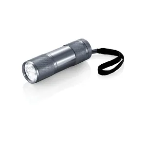 <b>Flashlight</b> Quattro aluminum 9 LED custom gadgets - Product Image 4