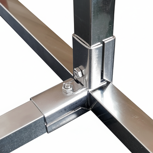 ข้อต่อท่อสเตนเลสสตีลทรงสี่เหลี่ยมแบบทันสมัยสำหรับใช้ในห้างสรรพสินค้า - Product Image 1
