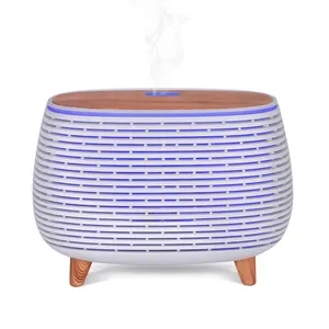 Remote Control 400ml Textile Ultrasonic Air Humidifier Purifier Aroma Diffuser Oil Diffuser Home Office Yoga