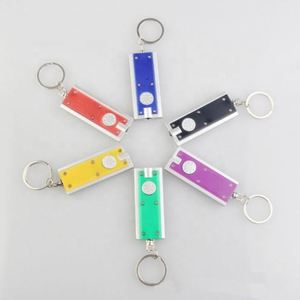 Custom LED Keychain <b>Flashlight</b> 12 Lumen Mini Square <b>Torch</b>, Battery Powered for Camping, Hiking & Emergency Use - Product Image 2