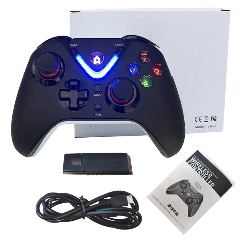 Manette de jeu sans fil USB 2.4G pour Xbox One S / Series S/X, contrôleur de Console pour PS3 XSX PC Android, contrôleur de jeu vidéo