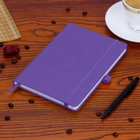 Carnet de Notes en Cuir PU Format A5, Journal Intime Personnalisé avec Logo, Vente en Gros Direct Usine, avec Bande Élastique
