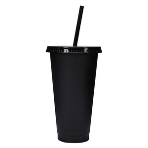 2025 estate nuova tendenza 16oz Glitter Soda può riutilizzabile PP plastica bolla tazza di tè tazza di caffè con coperchio usa e getta - Product Image 4