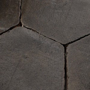Set di 10 Piastrelle Esagonali Chroma Marrone Scuro per Decorazione Pavimenti e Pareti - Product Image 3