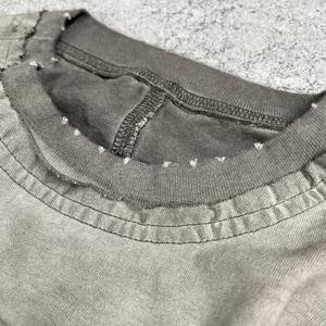 Fornitore di T-Shirt di Alta Qualità Lavaggio Acido Stile Streetwear Taglio Corto Vestibilità Ampia con Logo Stampato Personalizzato Maglietta Oversize in Cotone da 250g per Uomo - Product Image 4