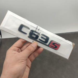 Autocollant de coffre arrière de voiture 3D en ABS 2016-2019, lettres chromées C63S, emblème pour Mercedes C 63 <span class=keywords><strong>AMG</strong></span> W205 W204, accessoires - Product Image 3
