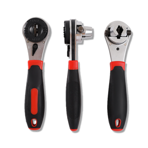 Llave de Trinquete Ajustable de Nueva Tendencia, 6-22 mm, Herramienta Multifuncional Universal, Llave Combinada de Trinquete Reversible - Product Image 1