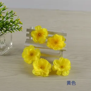 5cm Nhân Tạo Hoa trang trí hoa & vòng hoa cho <span class=keywords><strong>make</strong></span> up Peach Blossom chi nhánh cây nho hoa - Product Image 3
