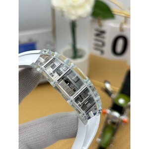 Nouvelle Montre Modèle 2026 - Tourbillon à Design Creux Boîtier en Cristal - Montre Haut de Gamme - Montre Mécanique pour Homme - Product Image 4