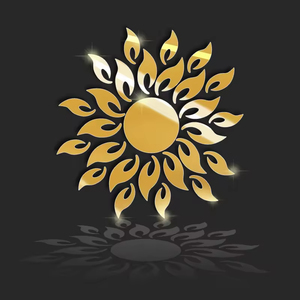 Nuovo <span class=keywords><strong>Adesivo</strong></span> Murale Decorativo a Specchio con Girasoli in Acrilico per Decorazione di Soggiorno e Camera <span class=keywords><strong>da</strong></span> Letto - Product Image 2
