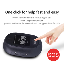 Ứng dụng miễn phí một cú nhấp chuột SOS nút GPS Tracker Mặt dây chuyền Geo hàng rào báo động trẻ em thông minh Xem với GPS Tracker và 4 gam - Product Image 6