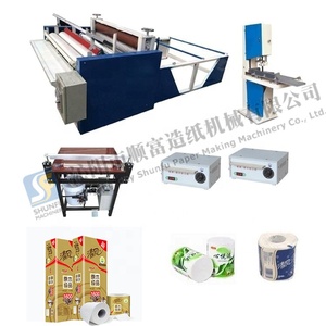 Bán tự động 1092 giấy vệ sinh tua máy cho dòng hoàn chỉnh với cắt và đóng gói - Product Image 2