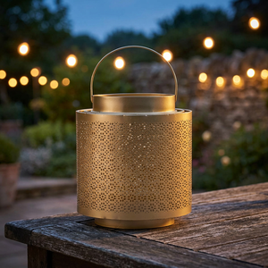 High Quality Glass Candle Jar with Metal <b>Lantern</b> for Home & Hotel Christmas Decor Best Price on New Design - Product Image 4