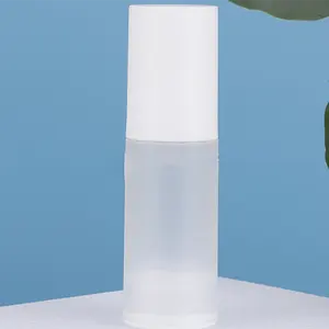 Espray <span class=keywords><strong>blanco</strong></span> esmerilado y bomba de loción, conjunto de cosméticos de gama alta, botella de sub-embalaje de 1, 2 y 3 oz, 15ml, 20ml, 30ml, 50ml - Product Image 3