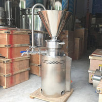 200-400KG En Acier Inoxydable Beurre Fruits Confiture Tigre Noix Faisant La Machine Beurre D'arachide Rectifieuse Tahini Faisant La Machine