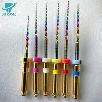 Ai-Oral Limas Rotatorias Endodónticas Eléctricas de Niti Activadas por Calor, Arcoíris, para Endodoncia