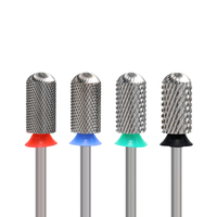 Precise Nail Beauty Supply 2XC Grande fraise à ongles en carbure à tête arrondie, non revêtue, pour gel, pour ponceuse à ongles