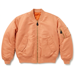 Greek Wear Sorority Products <b>Men's</b> Bomber <b>Jacket</b> Lightweight Full Zip <b>Utility</b> Pocket Casual <b>Jacket</b> - Product Image 1