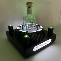 Articles de fête logo personnalisé glorifier service VIP champagne coloré lumière jusqu'à LED présentoir de bouteille de support pour discothèque bar