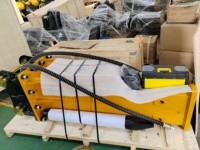 Martillo Hidráulico Rompedor de Rocas para Excavadora de 20, 25, 30, 35 Toneladas, para Trabajos de Minería o Demolición, en Venta
