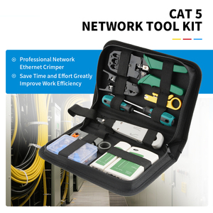 Chuyên nghiệp Lan Mạng Cáp cài đặt Kit <span class=keywords><strong>Set</strong></span> RJ45 loại cáp Uốn tóc bồng công cụ Kit - Product Image 5