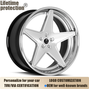Cerchi Forgiati OEM <span class=keywords><strong>TEC</strong></span> 3.2 Personalizzati in Lega a 3 Pezzi Concavi per Porsche Cayman BMW M3 M5 Mercedes-Benz 19-22 Pollici 5x120 5x112 - Product Image 1