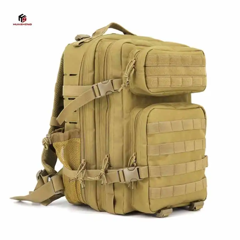 Hot Sale Custom Outdoor travel Waterproof Survival Black Tactical Backpack