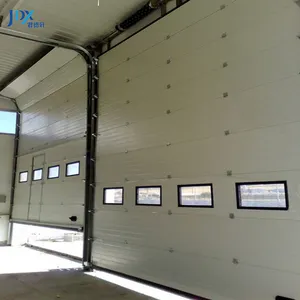 Porte de Garage Commercial robuste porte de Garage électronique porte d'entrée en aluminium Commercial de 12 pieds de large