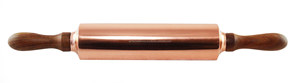 Large Wooden <b>Rolling</b> <b>Pin</b> with Premium Copper Handles Perfect for Home Tabletop Kitchenware and Baking Tools - Product Image 6