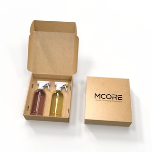 Tùy chỉnh 500ml 700ml Vòng Vai Matte Kích hoạt Phun chai nhựa với hộp cho phòng tắm cửa sổ nhà làm sạch - Product Image 4