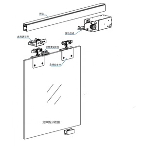 Système hydraulique automatique de <span class=keywords><strong>porte</strong></span> <span class=keywords><strong>coulissante</strong></span> de fourgonnette automatique Fermer les poulies de moteur électrique à vendre - Product Image 3