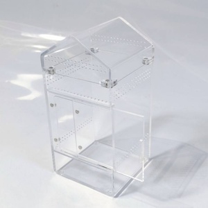 Nuevo Diseño YAGELI: Recinto de Cría de Tarántulas y Arañas de Acrílico Transparente, Tamaño Personalizado, Impresión Serigráfica, Exhibición en Casa - Product Image 5