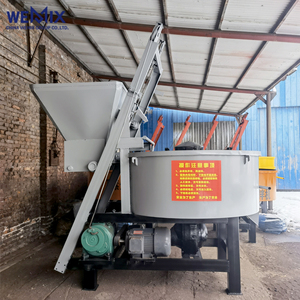 JW2000 Mezclador de cemento vertical de boca plana Mezclador de mortero de cemento mezclador vertical de boca plana - Product Image 3