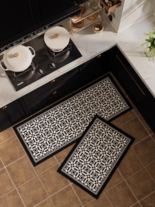 <span class=keywords><strong>Tapis</strong></span> de <span class=keywords><strong>cuisine</strong></span> vintage à motif carreaux <span class=keywords><strong>noir</strong></span> <span class=keywords><strong>et</strong></span> <span class=keywords><strong>blanc</strong></span>, imperméable, anti-huile, antidérapant, lavable, long <span class=keywords><strong>tapis</strong></span> de couloir pour <span class=keywords><strong>cuisine</strong></span> - Product Image 6