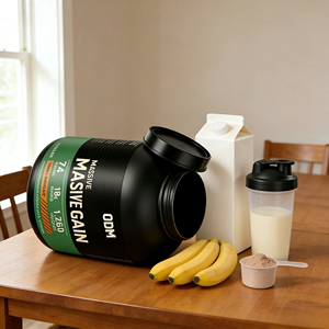 Poudre de Lactalbumine et de Protéines de Lactosérum, Supplément Pré-entraînement à Haute Teneur en Protéines pour Adultes avec Créatine Monohydrate, Poudre Instantanée - Product Image 4