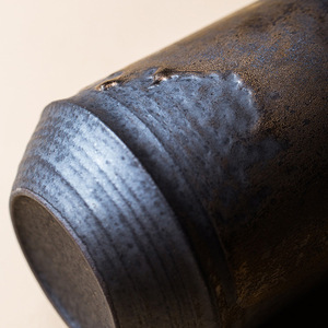 Taza de Café de Cerámica de 4 oz con Diseño Vintage, Esmalte Óxido y Detalles Dorados, para Té o Leche, en Venta - Product Image 6