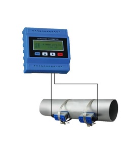 เครื่องวัดอัตราการไหลแบบอัลตราโซนิกดิจิตอล TUF-2000M แบบหนีบติดตั้งได้ สำหรับน้ำมันและน้ำ พร้อมตัวแปลงสัญญาณ TS-2/TM-1/TL-1 ตัวเลือกเสริม ช่วงการวัด +/-1% - Product Image 3
