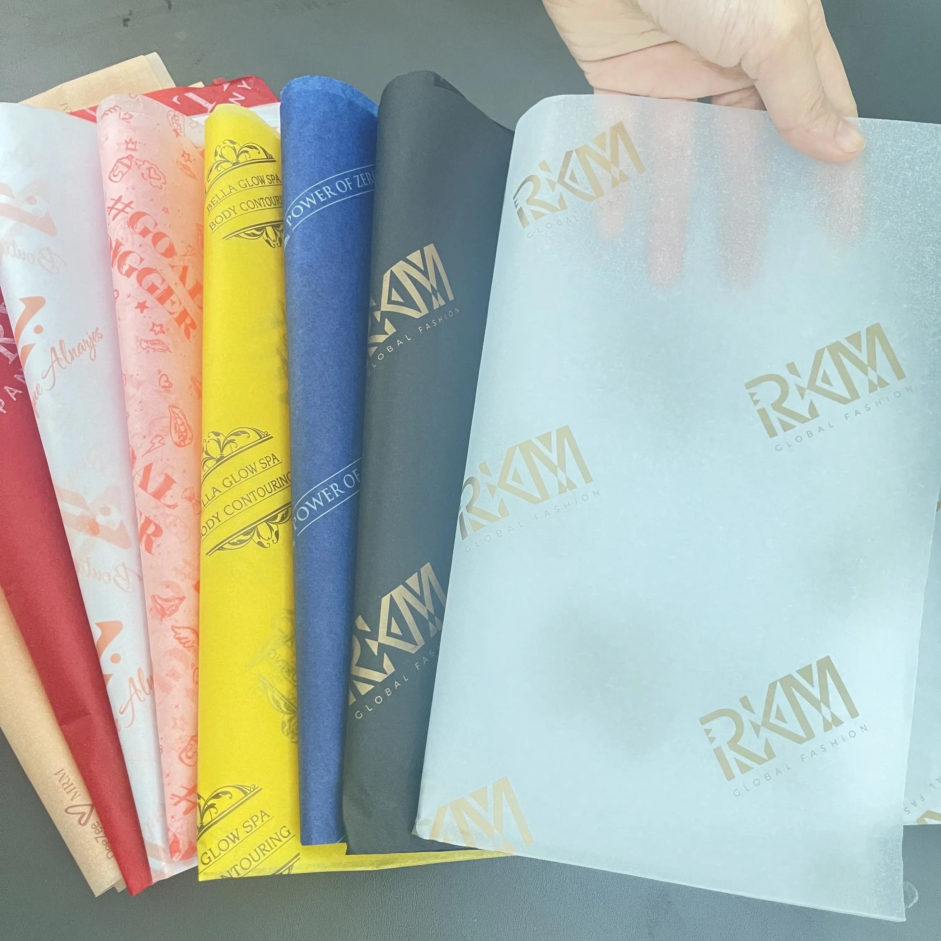 Custom packing tissue wrapping paper your logo guangzhou factory