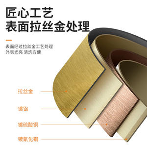 Robinet de lavabo monocommande en or brossé avec cartouche céramique, à poser sur le comptoir, monotrou, eau chaude et froide - Product Image 3