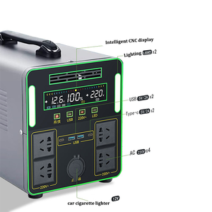 สถานีพลังงานสำรองแบบพกพา ชาร์จเร็ว 2500W 2400W แบตเตอรี่โซลาร์ Lifepo4 2000Wh HIthium 2KWh เครื่องกำเนิดพลังงานแสงอาทิตย์สำหรับบ้าน ระบบกักเก็บพลังงาน - Product Image 6