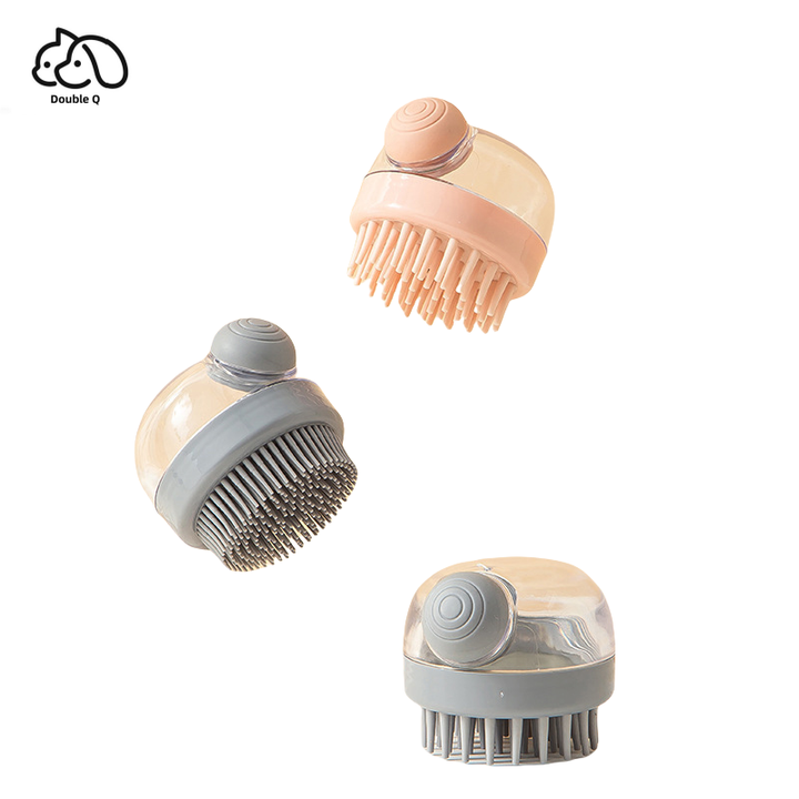 2024 Hot selling Pet Bath Brush Pet Shampoo Silicone Puppy Massage Dog