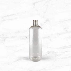 Luxury Plastic Bottle 500 ML PET Frosted Plastic Bottle Of Wholesale Empty Matte Bottles Plastic For Packing