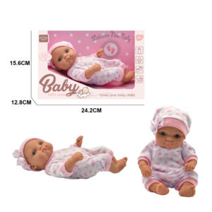 ผู้ผลิต OEM ตุ๊กตาเด็กเกิดใหม่ขนาด 8 นิ้ว ตุ๊กตายางนุ่มเหมือนจริง ของเล่นตุ๊กตาเหมือนจริงสำหรับเด็กเล็ก - Product Image 1
